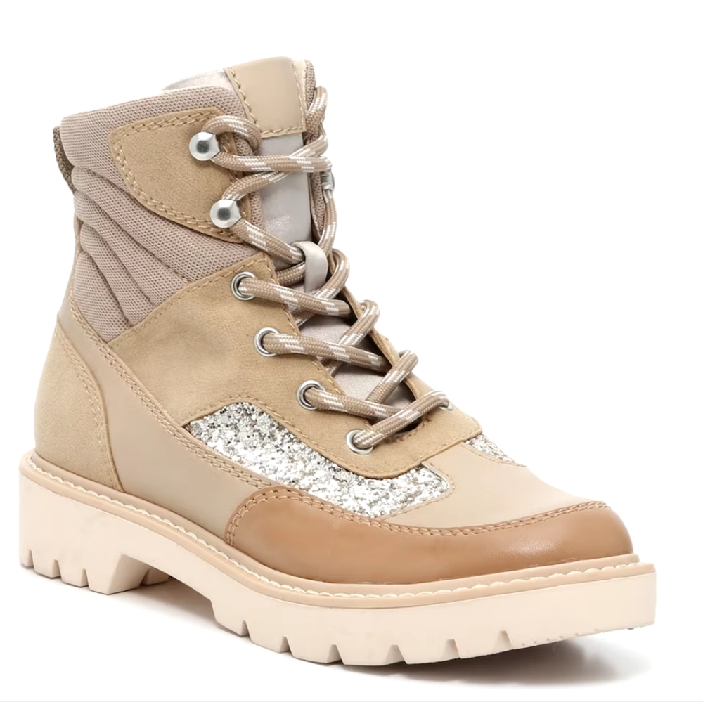 NIB Dolce Vita Pryor Bootie Taupe Silver 7